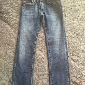 7 For All Mankind Blue Straight-Leg Jeans for boys